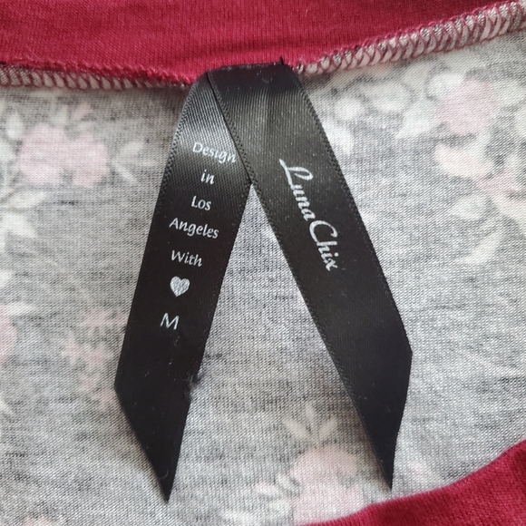 Floral Ringer Tee - Picture 6 of 6